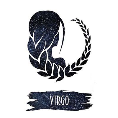 Virgo designs Fake Temporary Water Transfer Tattoo Stickers NO.10203