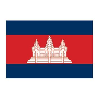 Cambodia Flag Design Water Transfer Temporary Tattoo(fake Tattoo) Stickers NO.11902