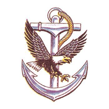 Eagle and Anchor Design Water Transfer Temporary Tattoo(fake Tattoo) Stickers NO.12056