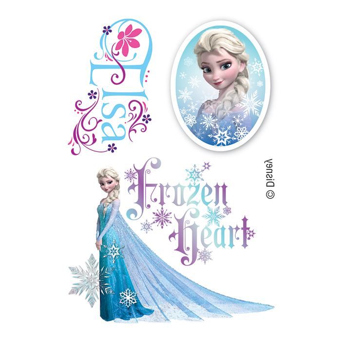 Elsa's Frozen Assortment Design Water Transfer Temporary Tattoo(fake Tattoo) Stickers NO.14057