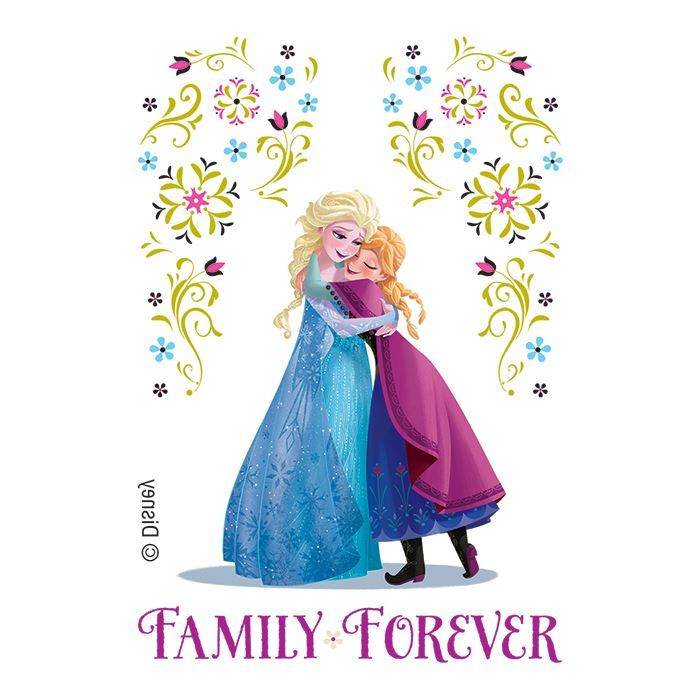 Family is Forever Design Water Transfer Temporary Tattoo(fake Tattoo) Stickers NO.14043