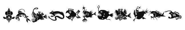 Glow in the Dark Killer Fish Band Design Water Transfer Temporary Tattoo(fake Tattoo) Stickers NO.13348