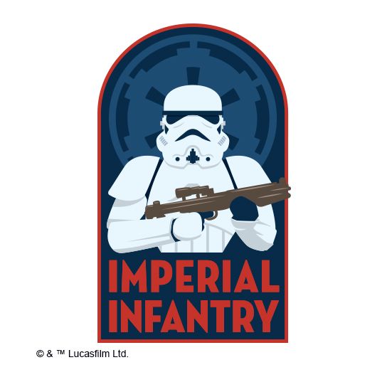 Imperial Infantry Design Water Transfer Temporary Tattoo(fake Tattoo) Stickers NO.14074