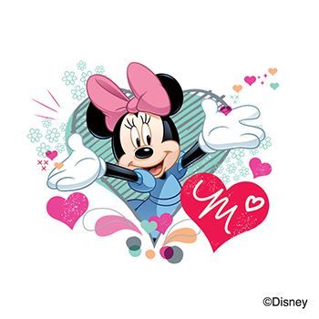 Mickey & Friends: Loving Minnie Mouse Design Water Transfer Temporary Tattoo(fake Tattoo) Stickers NO.13972