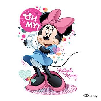 Mickey & Friends: Oh My Minnie Design Water Transfer Temporary Tattoo(fake Tattoo) Stickers NO.13978