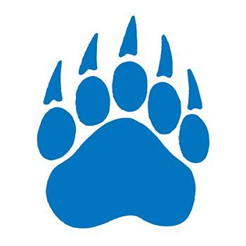 Royal Blue Claw Paw Design Water Transfer Temporary Tattoo(fake Tattoo) Stickers NO.15186