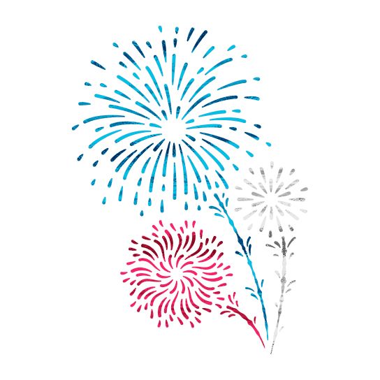Shooting Fireworks (Large) Design Water Transfer Temporary Tattoo(fake Tattoo) Stickers NO.14117