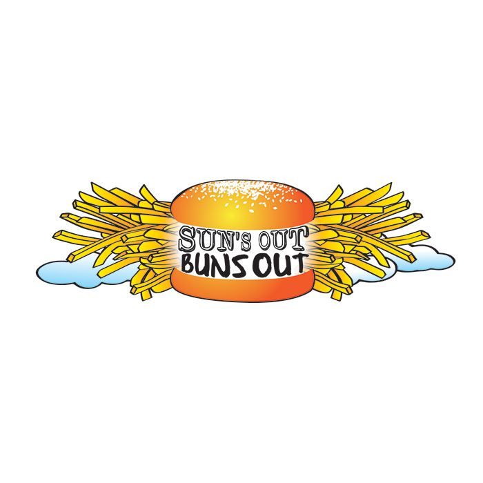 Suns Out Buns Out Lower Back Design Water Transfer Temporary Tattoo(fake Tattoo) Stickers NO.12478