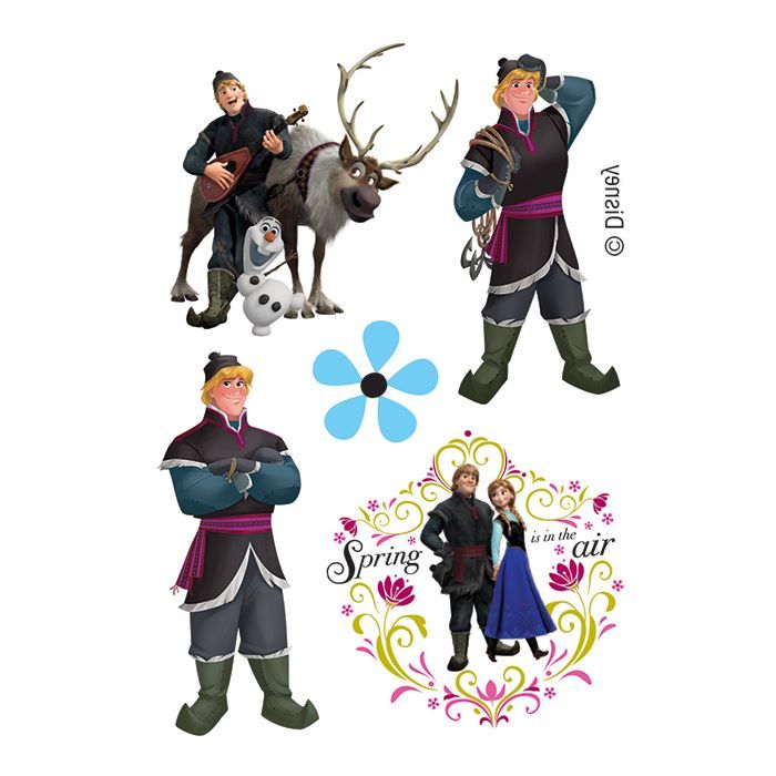 Frozen Sven and Cristoph Assortment Design Water Transfer Temporary Tattoo(fake Tattoo) Stickers NO.14125