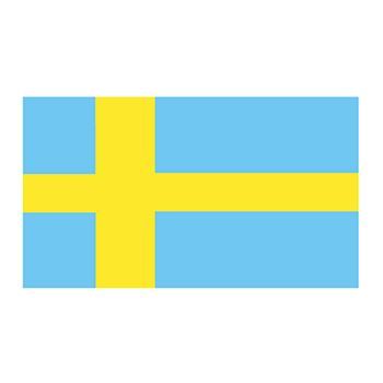 Sweden Flag Design Water Transfer Temporary Tattoo(fake Tattoo) Stickers NO.12788