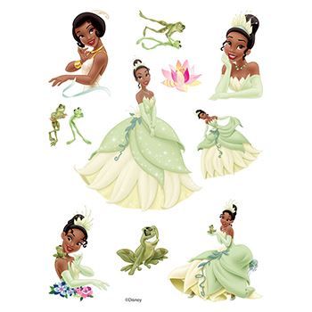 The Princess and the Frog Assortment ofs Design Water Transfer Temporary Tattoo(fake Tattoo) Stickers NO.13838