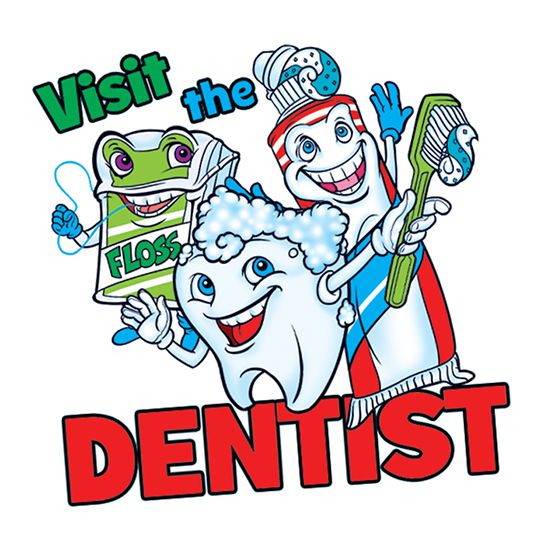 Visit The Dentist Design Water Transfer Temporary Tattoo(fake Tattoo) Stickers NO.13933