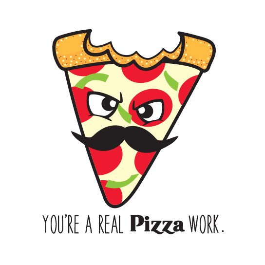 You're a Real Pizza Work Design Water Transfer Temporary Tattoo(fake Tattoo) Stickers NO.14284