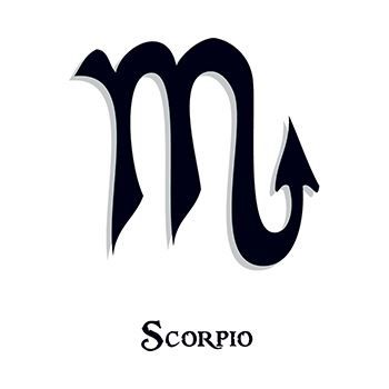 Zodiac: Scorpio Design Water Transfer Temporary Tattoo(fake Tattoo) Stickers NO.12231