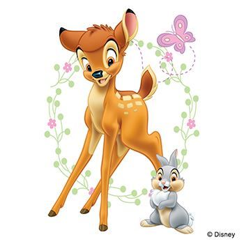 Bambi and Thumper Design Water Transfer Temporary Tattoo(fake Tattoo) Stickers NO.13960