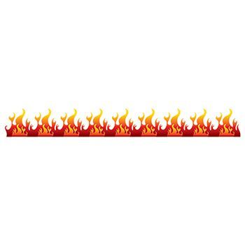 Band of Flames Design Water Transfer Temporary Tattoo(fake Tattoo) Stickers NO.12309