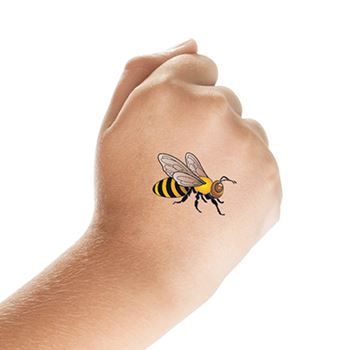 Bee Design Water Transfer Temporary Tattoo(fake Tattoo) Stickers NO.14888