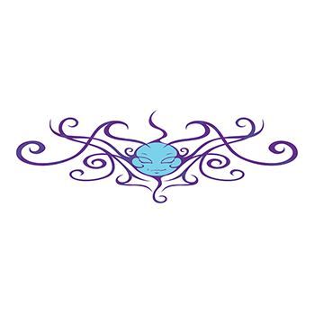 Celestial Pattern Lower Back Design Water Transfer Temporary Tattoo(fake Tattoo) Stickers NO.12348
