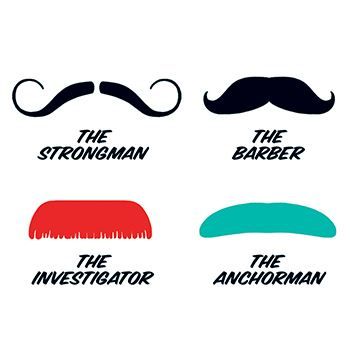 Fingerstaches: The Strongman Design Water Transfer Temporary Tattoo(fake Tattoo) Stickers NO.14264