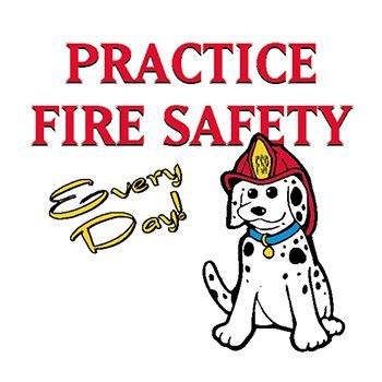 Fire Safety Every Day Design Water Transfer Temporary Tattoo(fake Tattoo) Stickers NO.13173