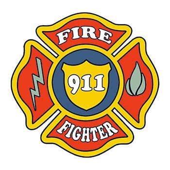 Firefighter Patch Design Water Transfer Temporary Tattoo(fake Tattoo) Stickers NO.13149