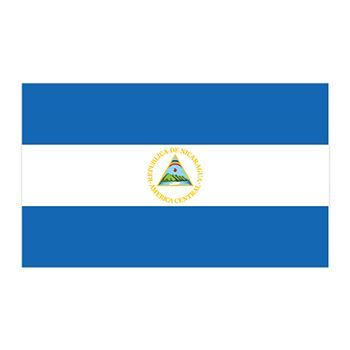 Flag of Nicaragua Design Water Transfer Temporary Tattoo(fake Tattoo) Stickers NO.12805