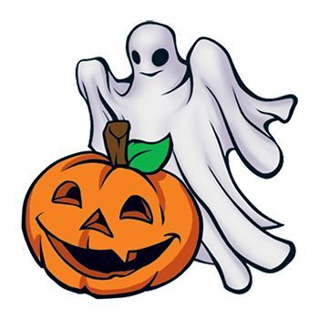 Ghost and Pumpkin Design Water Transfer Temporary Tattoo(fake Tattoo) Stickers NO.13321
