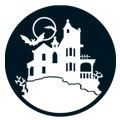 Glow In The Dark Haunted House Design Water Transfer Temporary Tattoo(fake Tattoo) Stickers NO.14420