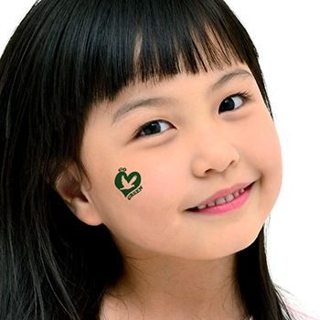Go Green Design Water Transfer Temporary Tattoo(fake Tattoo) Stickers NO.13133