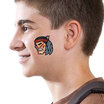 Indian Brave Design Water Transfer Temporary Tattoo(fake Tattoo) Stickers NO.14985