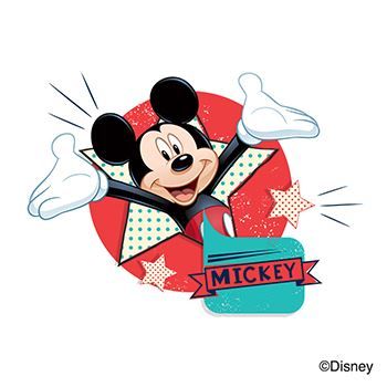 Mickey & Friends: Mickey Mouse Design Water Transfer Temporary Tattoo(fake Tattoo) Stickers NO.13974
