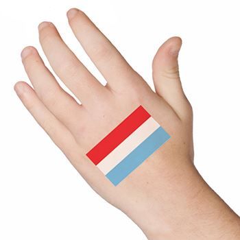 Netherlands Flag Design Water Transfer Temporary Tattoo(fake Tattoo) Stickers NO.12762