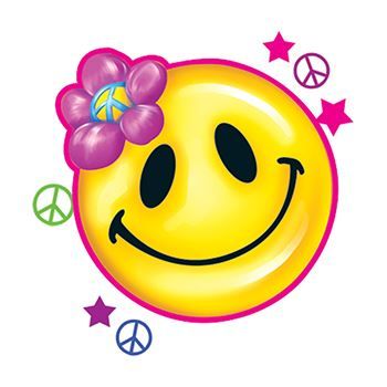 Peace Smiley Face Design Water Transfer Temporary Tattoo(fake Tattoo) Stickers NO.13880