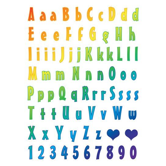 Rainbow Letters Design Water Transfer Temporary Tattoo(fake Tattoo) Stickers NO.14669