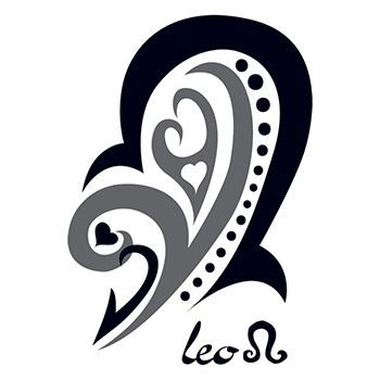 Zodiac: Leo Design Design Water Transfer Temporary Tattoo(fake Tattoo) Stickers NO.12228